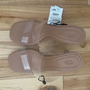 Zara Chic High Heels - CLEAR - BRAND NEW